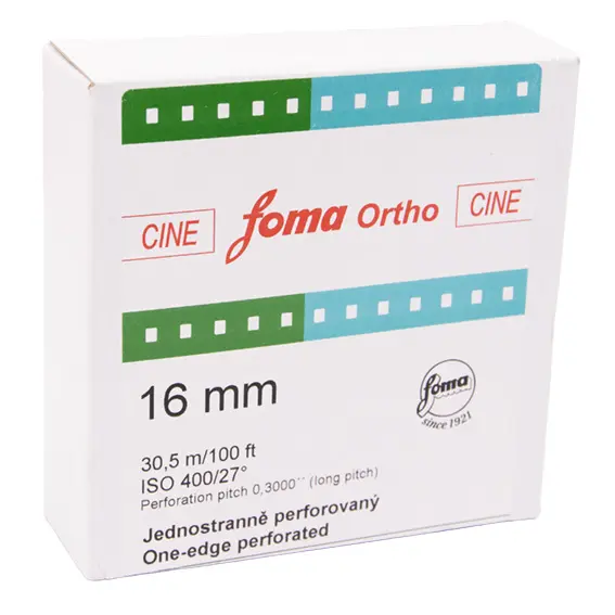 FOMA Cine ORTHO 400 16 mm/30,5 m 1xPERFO