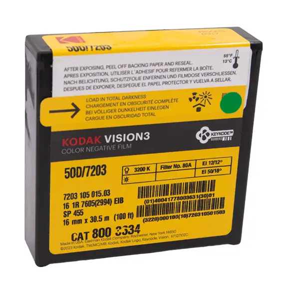 KODAK 16 mm VISION 3 Color Negative Film AHU