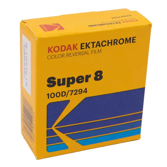 KODAK Ektachrome Super 8 mm 100D Color Reversal Film 50 ft