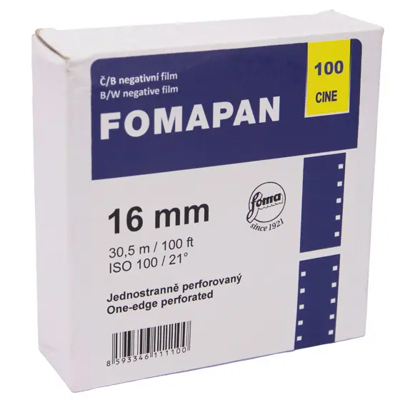 FOMAPAN Cine 16 mm 1xPERFO