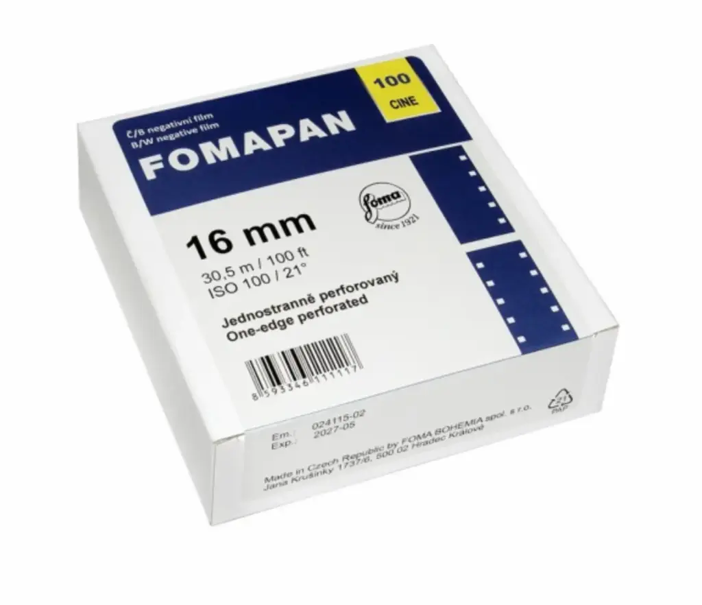FOMAPAN Cine 16 mm 1xPERFO