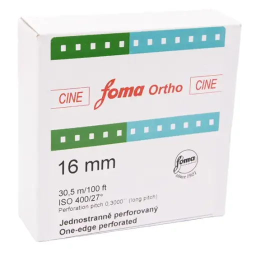 [V14705] FOMA Cine ORTHO 400 16 mm/30,5 m 1xPERFO