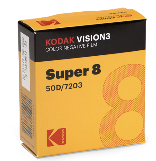 KODAK Super 8 mm VISION 3 Color Negative Film AHU